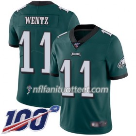 Miesten Philadelphia Eagles NFL Pelipaita Carson Wentz 11 Nike Vihreä 100th